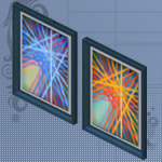 Complementary Colorline Painting