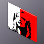 Lady Modern Art Portrait
