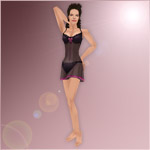 Black & Purple Camisole
