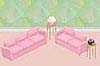 Subtle Pink Sofas