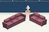 Subtle Rose Sofas